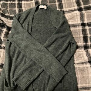 Off green cardigan